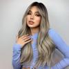 ALAN EATON Long Wavy Synthetic Hair Wigs Cosplay Party Daily Heat Resistant Wigs for Women