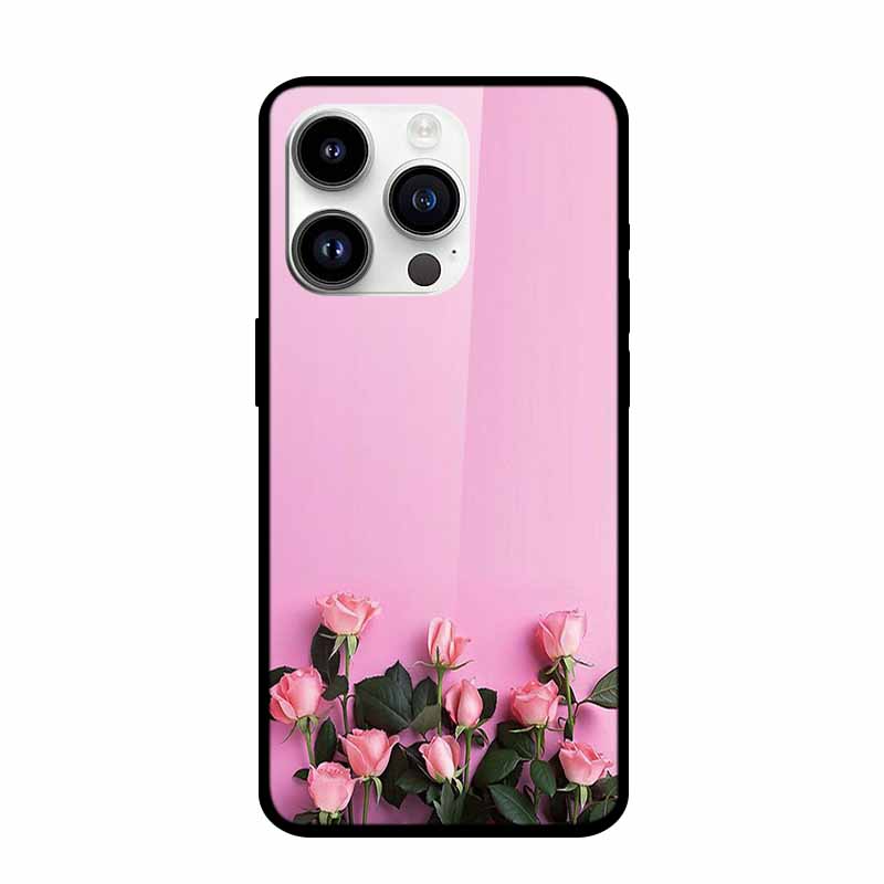 Tempered Glass Case For iPhone 15 Pro Max Hard Glass Back Cover For iPhone 15 Plus iPhone15 Phone Cases Bumper Colorful Shell