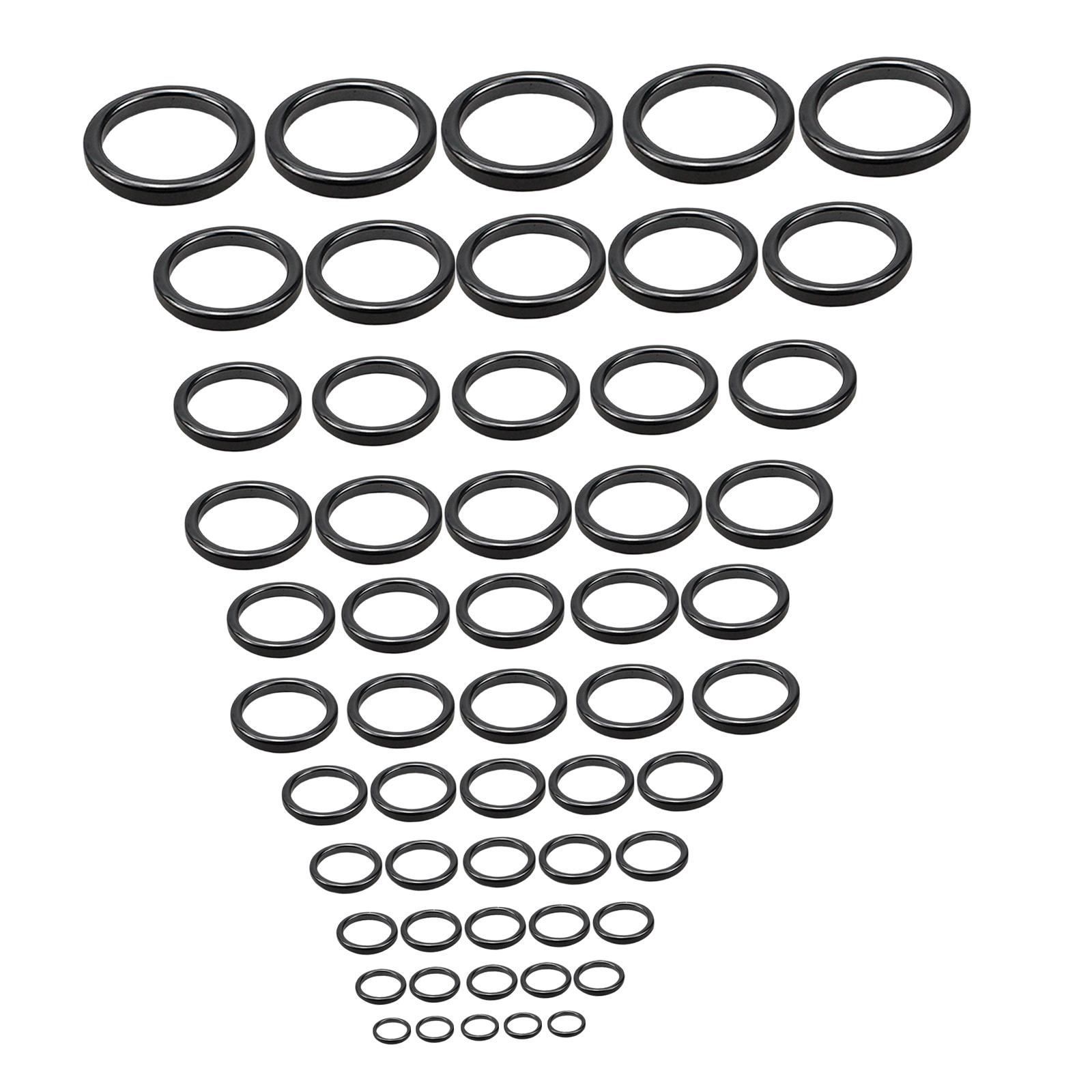 

55 Pieces Fishing Rod Guide Repair Kit Tool Fishing Rod Guides Repair Kit for Freshwater Saltwater Fishing Lovers Sea Fishing чёрный