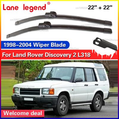 Limpador Dianteiro Para LAND ROVER DISCOVERY 2 L318 1998 - 2004 Para-brisa Janela Escovas de Chuva 22"+22"