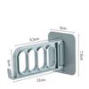 Strong Adhesive Seamless Stickers 4 Hole Clothes Hook Storage Swivel Hook Multifunctional Hanger