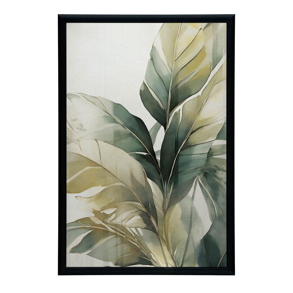 Tropical Harmony Tropical Harmony, 50X70 Cm, Gold Aluminum Frame, 230 Gsm Matte Paper