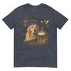 Golden Retriever trinkt Bier Lustiger Hund Bier Humor T-Shirt