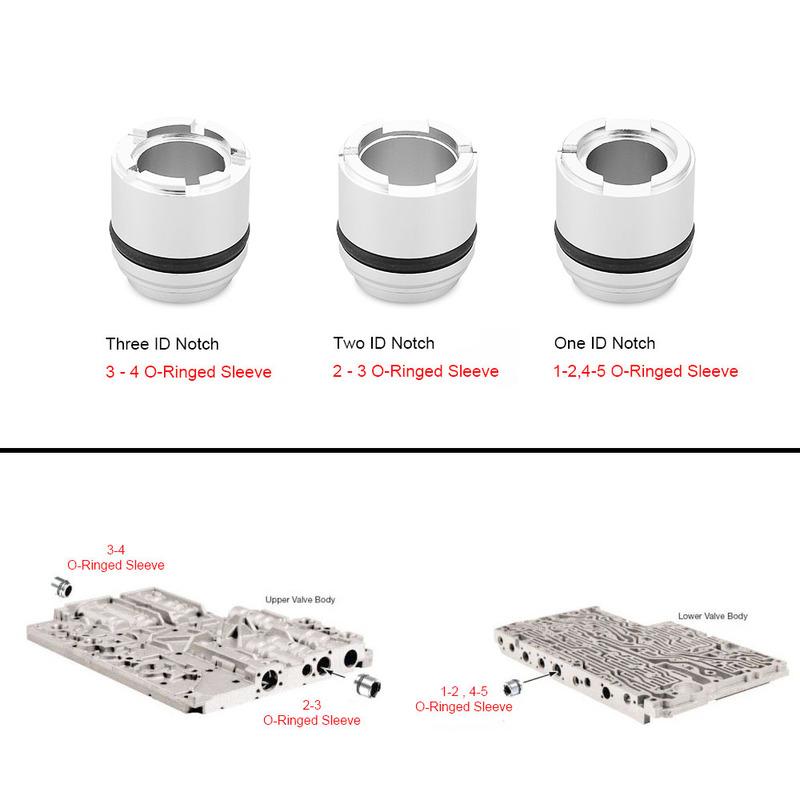 3PCS 722.6 Overlap Control Valve Sleeve Kit 68942-05K For Mercedes Benz Brand New 1998-2014 1998-2014 78741DK S78741DK