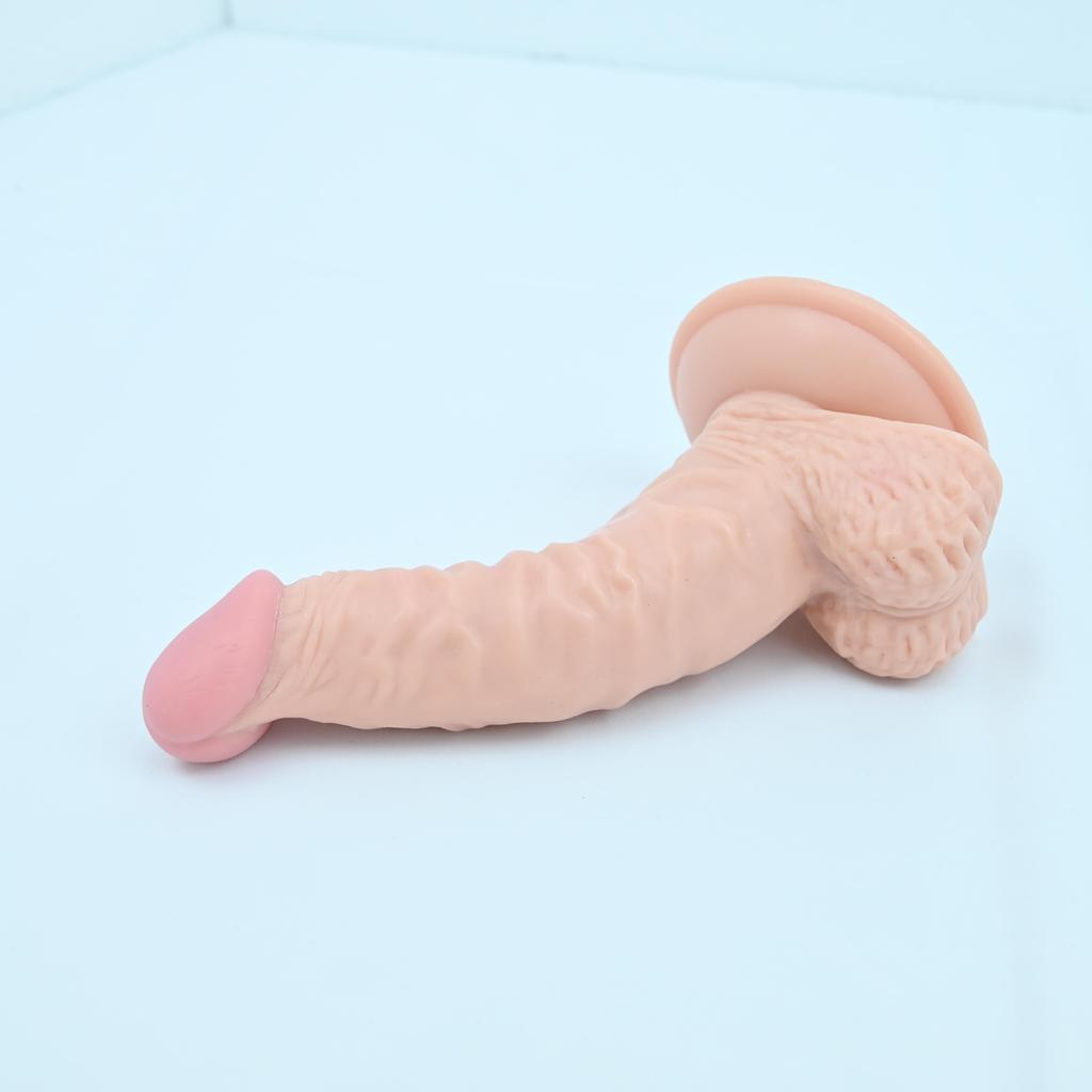 Sex Machine Attachment ROUGH BEAST 7.48" Black/Flesh Dildo for Sex Machine Vac-u-lock Love Machine Attachment Anal Plug Adult Sex Toys