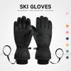 Winter Ski Gloves for Men and Women, Water-proof, Windproof and Warm, Thickened Non-slip Touch Screen Riding Gloves