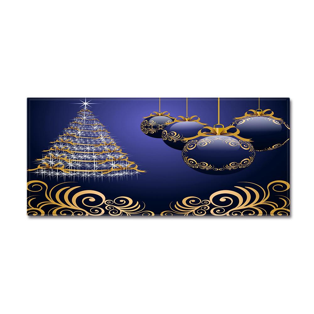 

Рождественский кухонный коврик, мягкий утолщенный кухонный коврик, водонепроницаемый нескользящий маслостойкий напольный коврик, коврик для бега 40*60cm