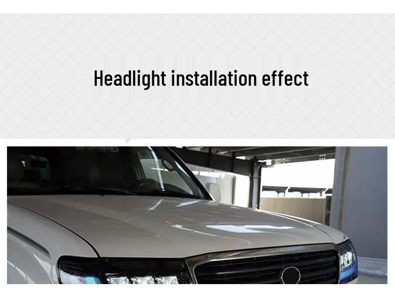 98-07 Toyota Land Cruiser LC100 LED Projector Headlight Assembly