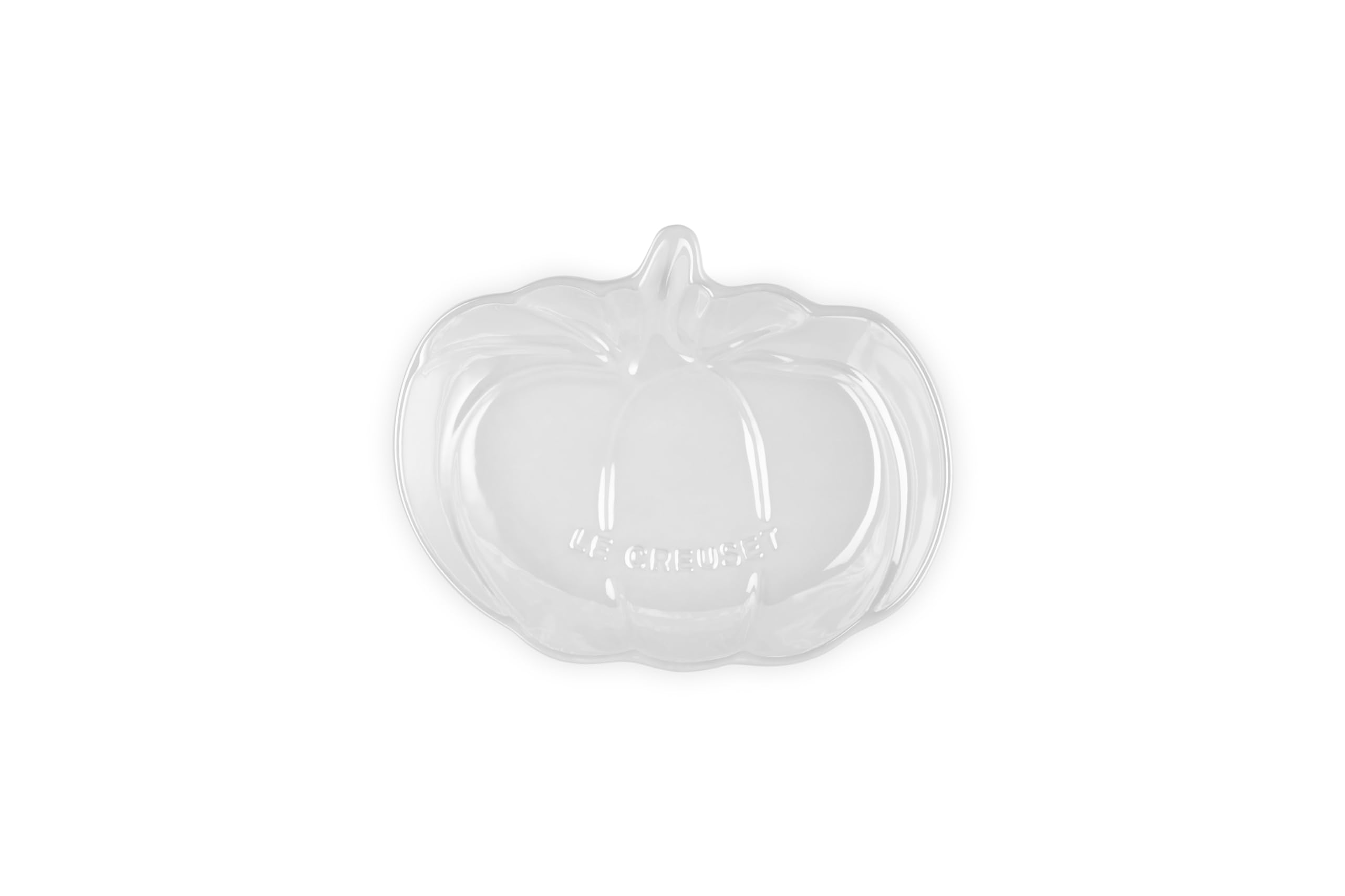 

Le Creuset Pumpkin Dish 16cm White Luster Halloween Dish Heat Resistant Cold Resistant Microwave Oven Safe Japanese [Authorized Product]