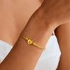 Women's 26 Letter Bracelet with Heart Design - Unique and High-End Style