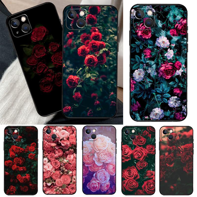 Flower Red Rose Phone Case For Samsung Galaxy S25 FE S20 FE S21 S22 S23 S24 S25 S26 Ultra S10 S25 Plus Cover