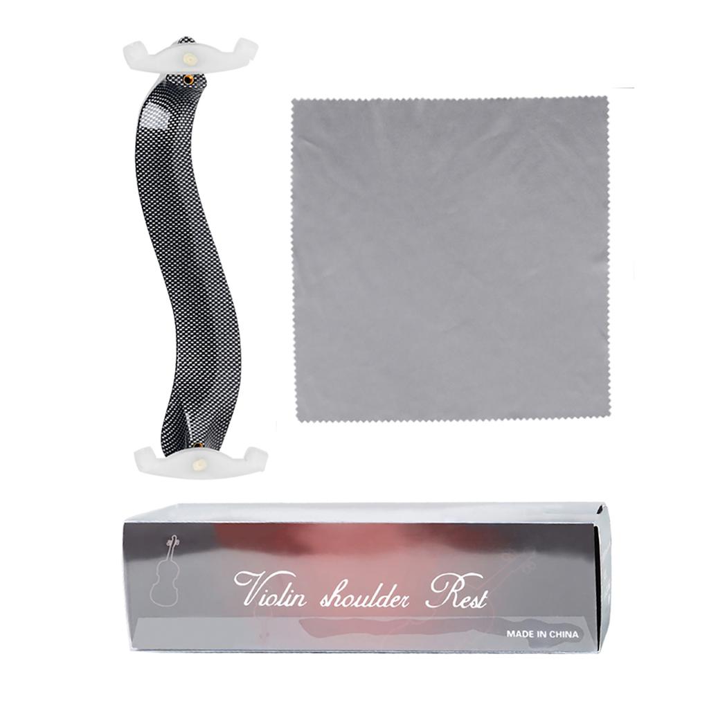 IRIN Violin Shoulder Rest for 4 4 and 3 4 Violins with Adjustable Feet Thick Foam Pad Suitable for Different Neck