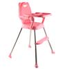 Baby High Chair Simple Portable Height Chair Foldable Booster Seats for Toddlers Pink