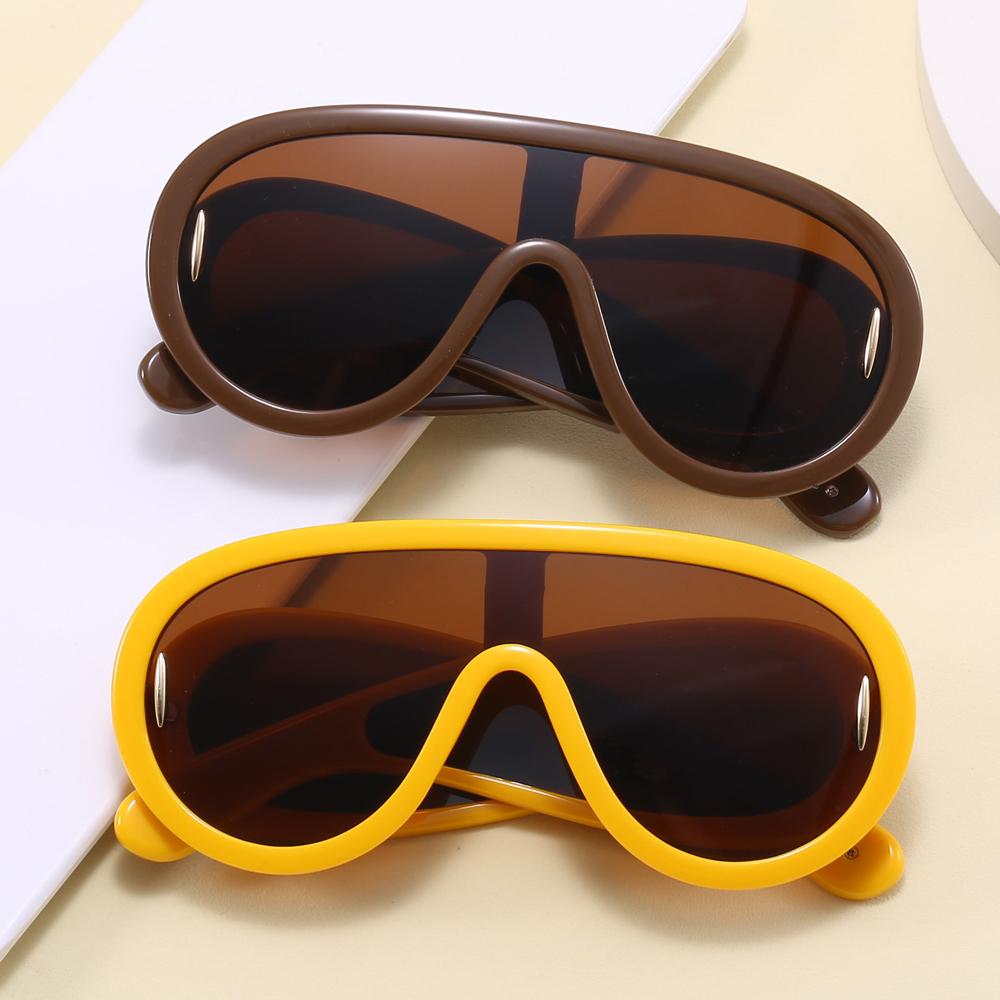 Superhot Eyewear 21906 Fashion 2023 One Piece Oversize Wave Mask Thick Sports Goggle Shades Sunglasses