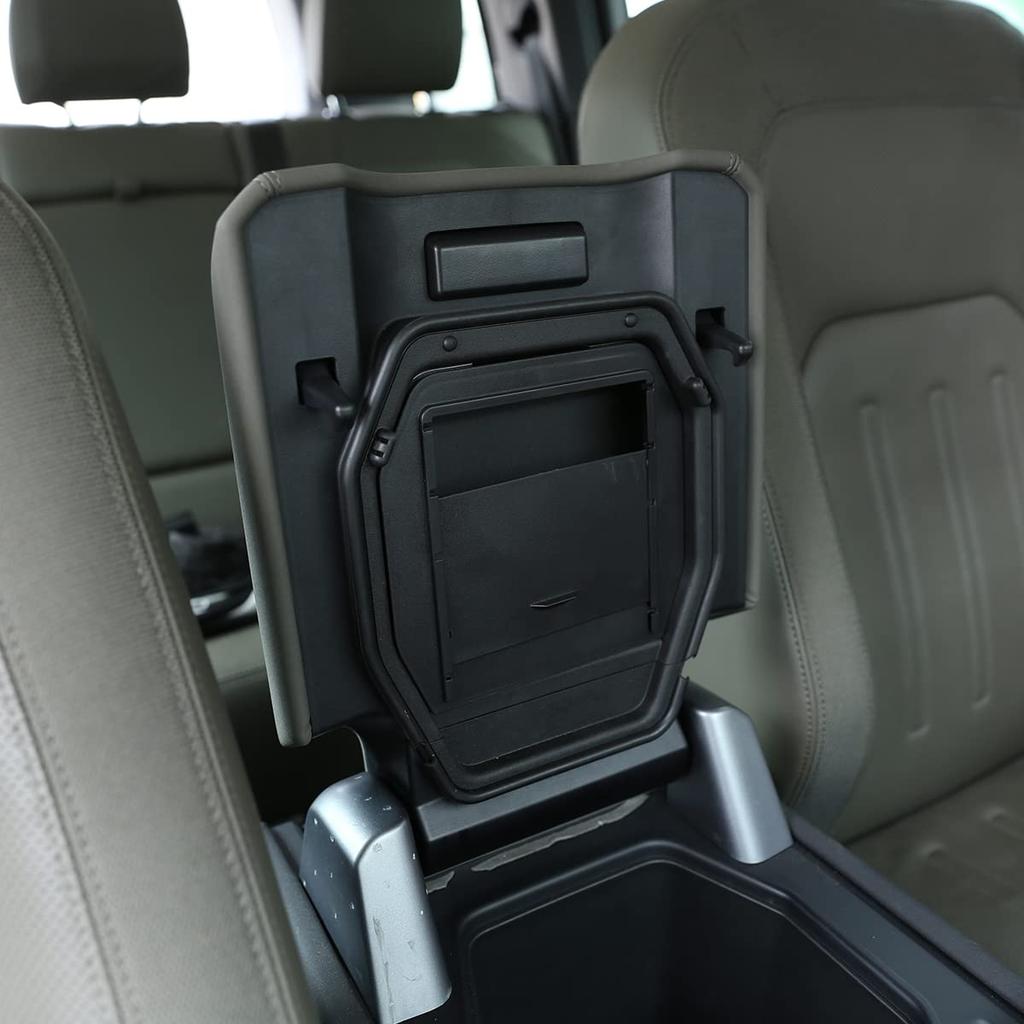 Car Armrest Privacy Storage Car ABS Set of Compatible with Land Rover Defender 110 Box, Accessory, Plastic, 1, 90, (2020, 2021, 2022, 2023)