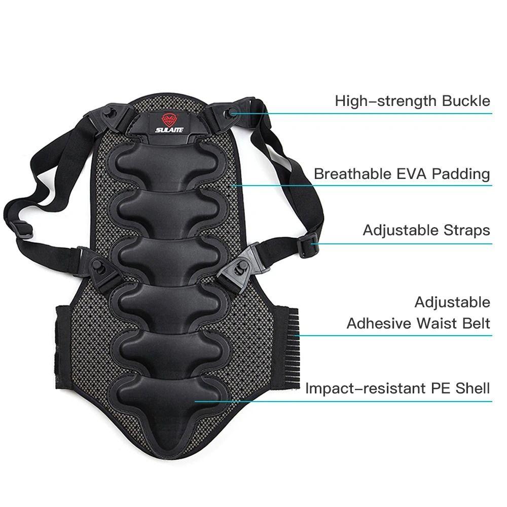 Protecting The Spine Motorcycle Back Protector Motorbike Vest Protective  Mountain Biking