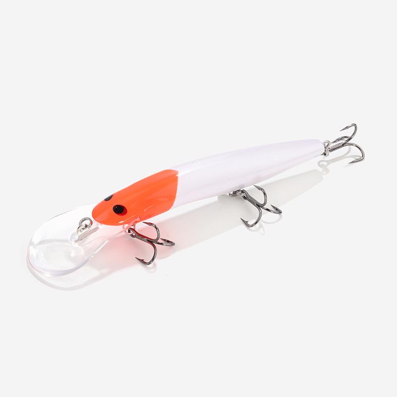 In-Stock Double-Tongued Minnow Hard Lure: Long-Casting, Sinking, Artificial Bait for Bass and Asp Fishing