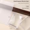 Transparent Nail Art Stamping Plates Square Reusable Manicure Stamping Plates DIY French Silicone Nail Stamper Manicure Tools