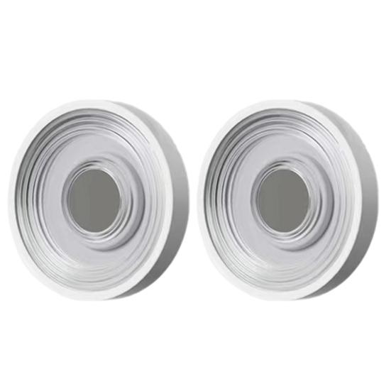 

2 пары магнитных держателей для пультов дистанционного управления, настенное крепление, экономия места, защита от потери, непробиваемая подставка для пульта дистанционного управления телевизором для гостиной