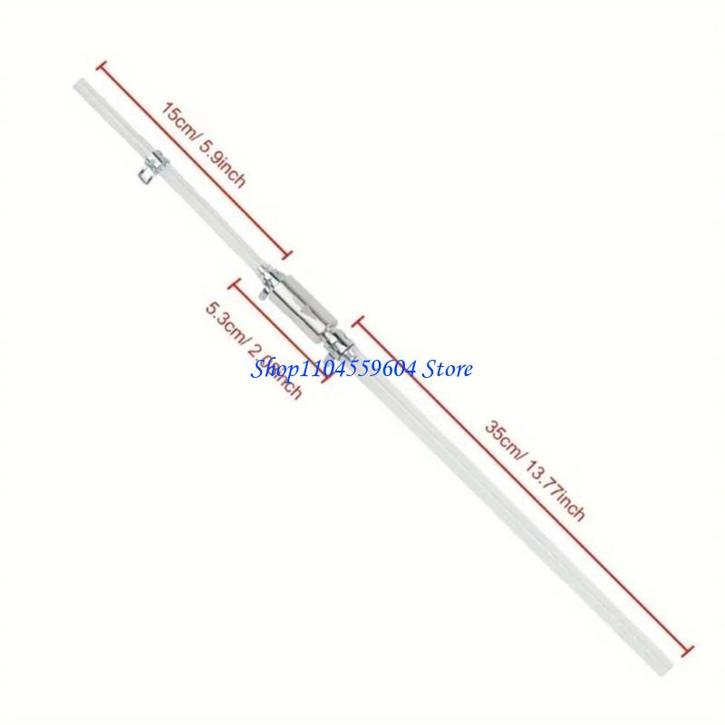 12QM Brake Bleeder Hose Motorcycle Bleeder with Check Valves, Leak & Corrosion Resistant for Hydraulic Brake & Clutch