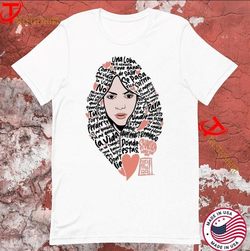 T-shirt Shakira Canzone Las Mujeres Ya No Lloran World Tour 2026 Taglie S-5XL