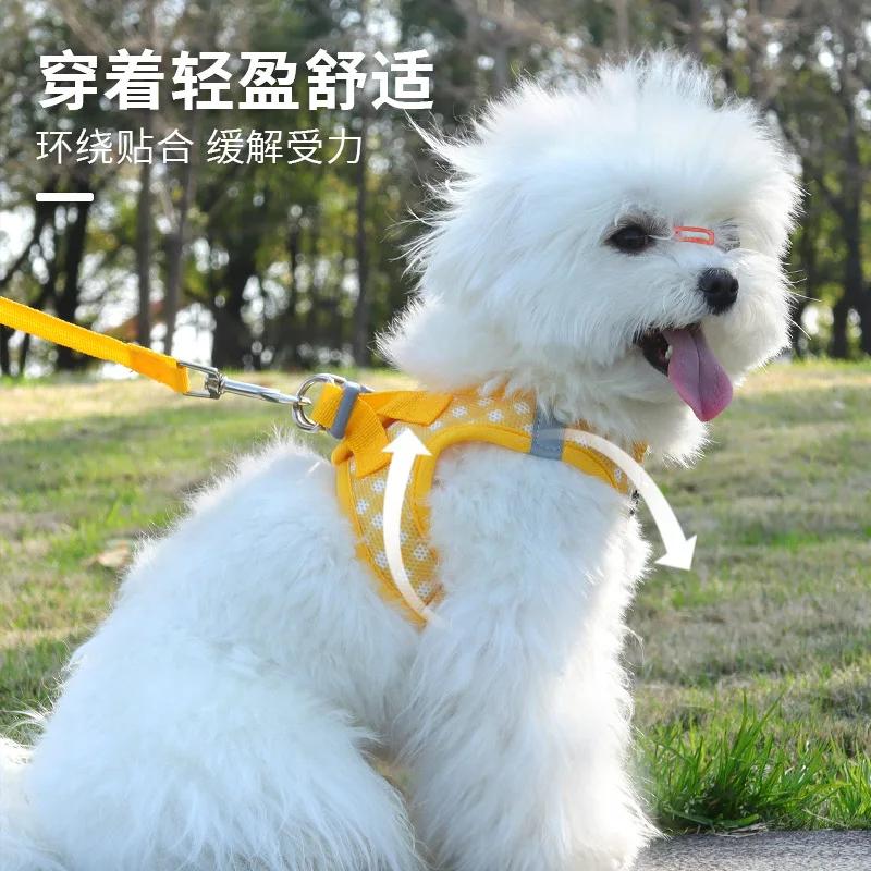 

Новый кошачий нагрудный ремень, свежий клетчатый поводок для кошек, небьющийся, универсальный для кошек и собак XS арбуз красный