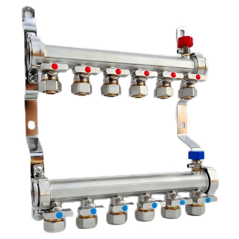 

Коллектор для водяного теплого пола Heima Wind из латуни