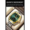 BINBOND B400 Top Brand Quartz Waterproof Watches For Men Luxury Diamond Dial Elegant Stainless Steel Luminous Business Men Watch