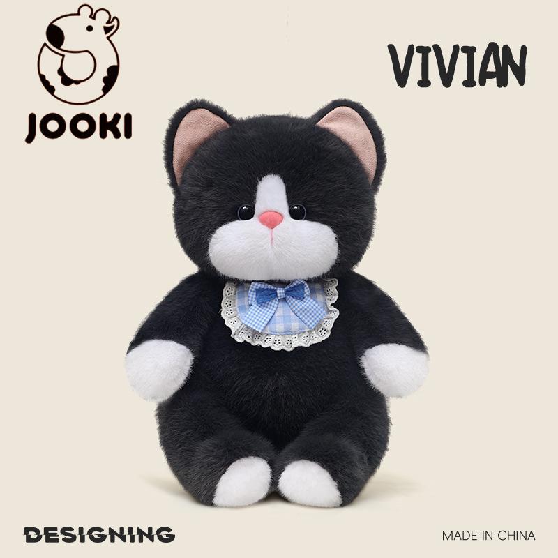 

Мягкий плюшевый котенок — мягкая игрушка, которую приятно обнимать, для сна и снятия беспокойства, лучший подарок перед сном для детей 40CM