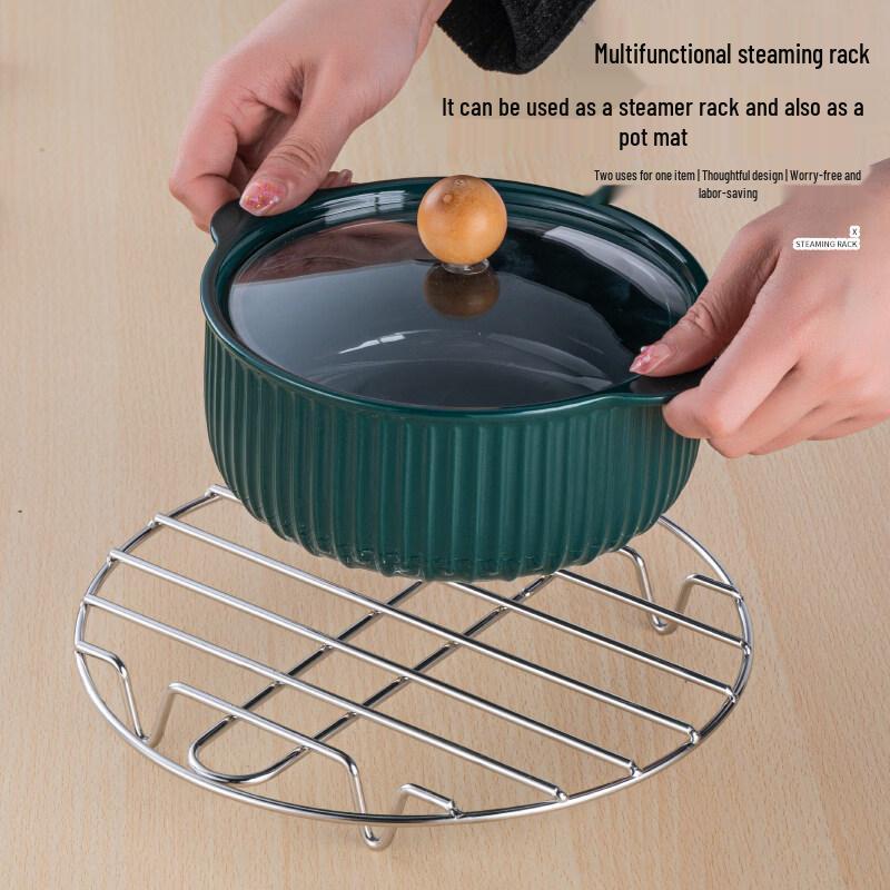 ZISIZ Stainless Steel Steamer Rack