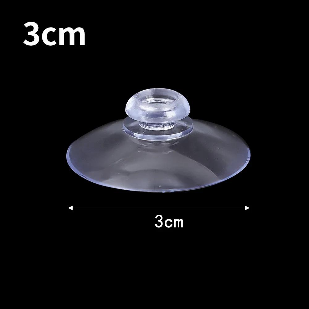 5/20 Stück Klare Saugnäpfe Starke Vakuum-Pilzkopf-Saugnäpfe Wandhaken Küche Bad Hochzeit Glas Dekor Haken 2/3/4/5cm