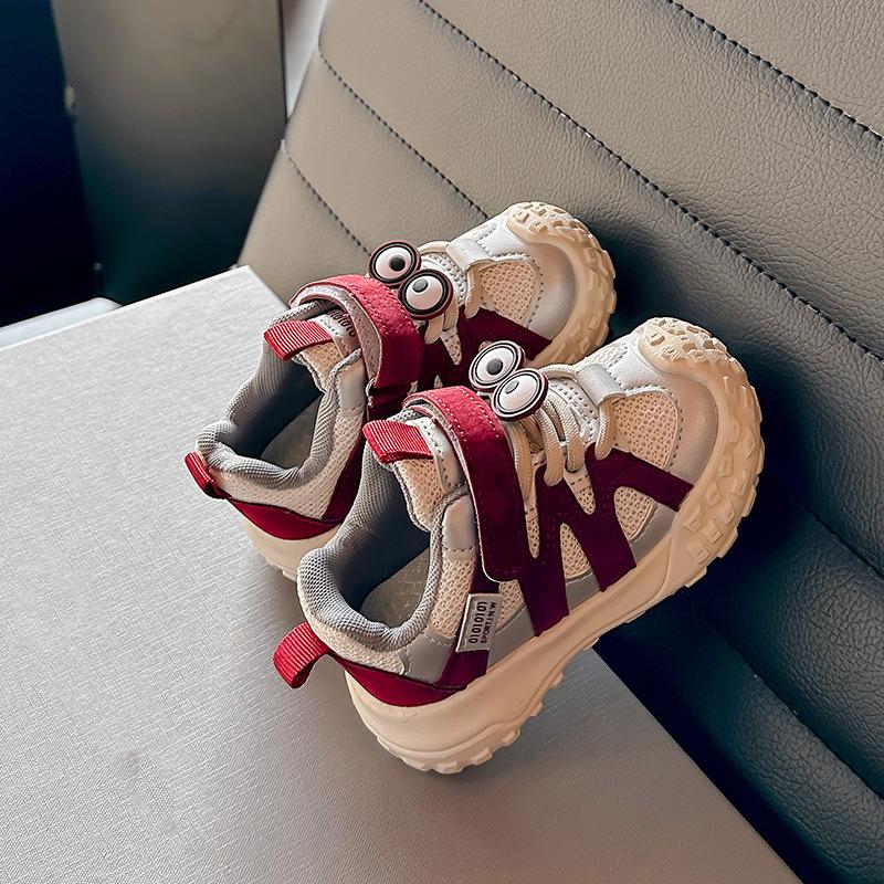 

Children s new sports shoes 2025 spring and autumn new boys and girls non-slip soft-soled casual shoes Korean version of baby shoes 22