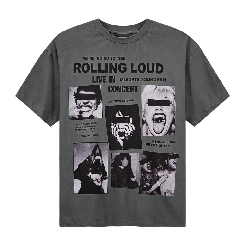 Summer Rolling Loud Popular Men's T-shirt High Quality 100% Cotton short sleeves Comfortable Loose
