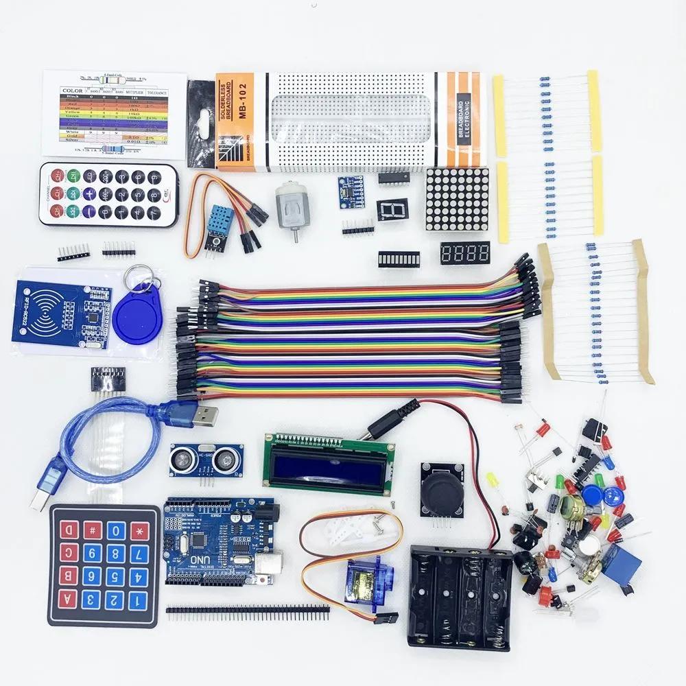 Suitable for UNO Starter Kit Component Pack Beginners 'Starter Kit MEGA2560 +1602+0.96-inch DIY Set