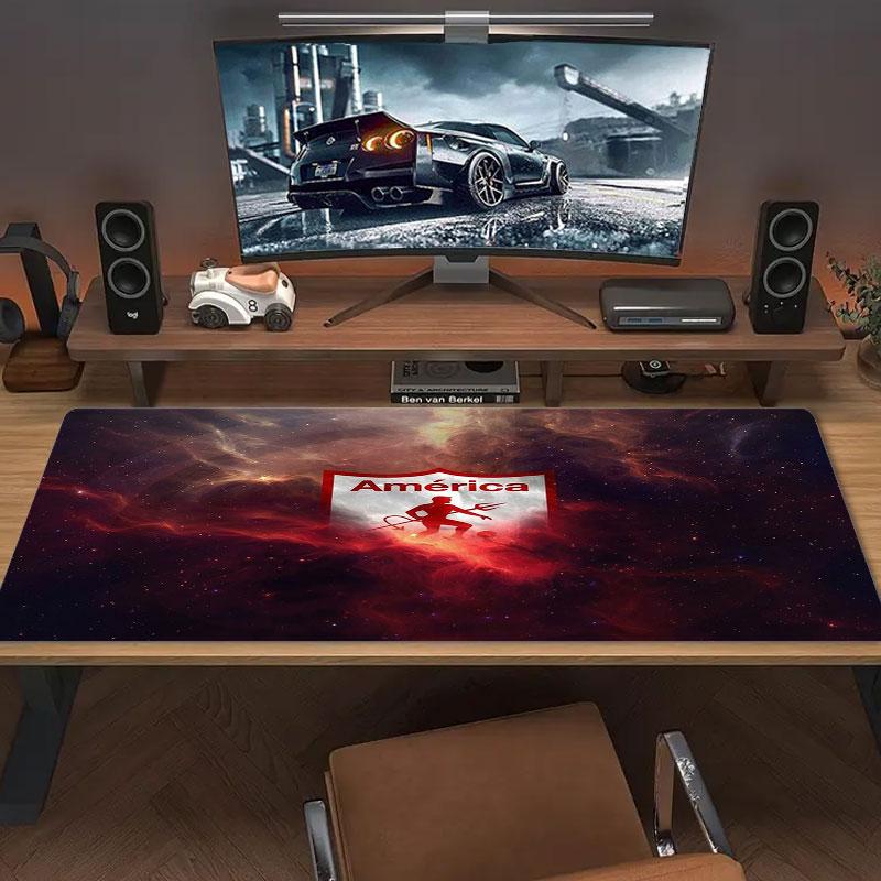 Arsenal F Großes Mauspad Große Gaming-Tischunterlage Rutschfest für Laptop Tablet Großes Mauspad XXL Matte Mini-PC-Spielmatte Mit verriegeltem Rand