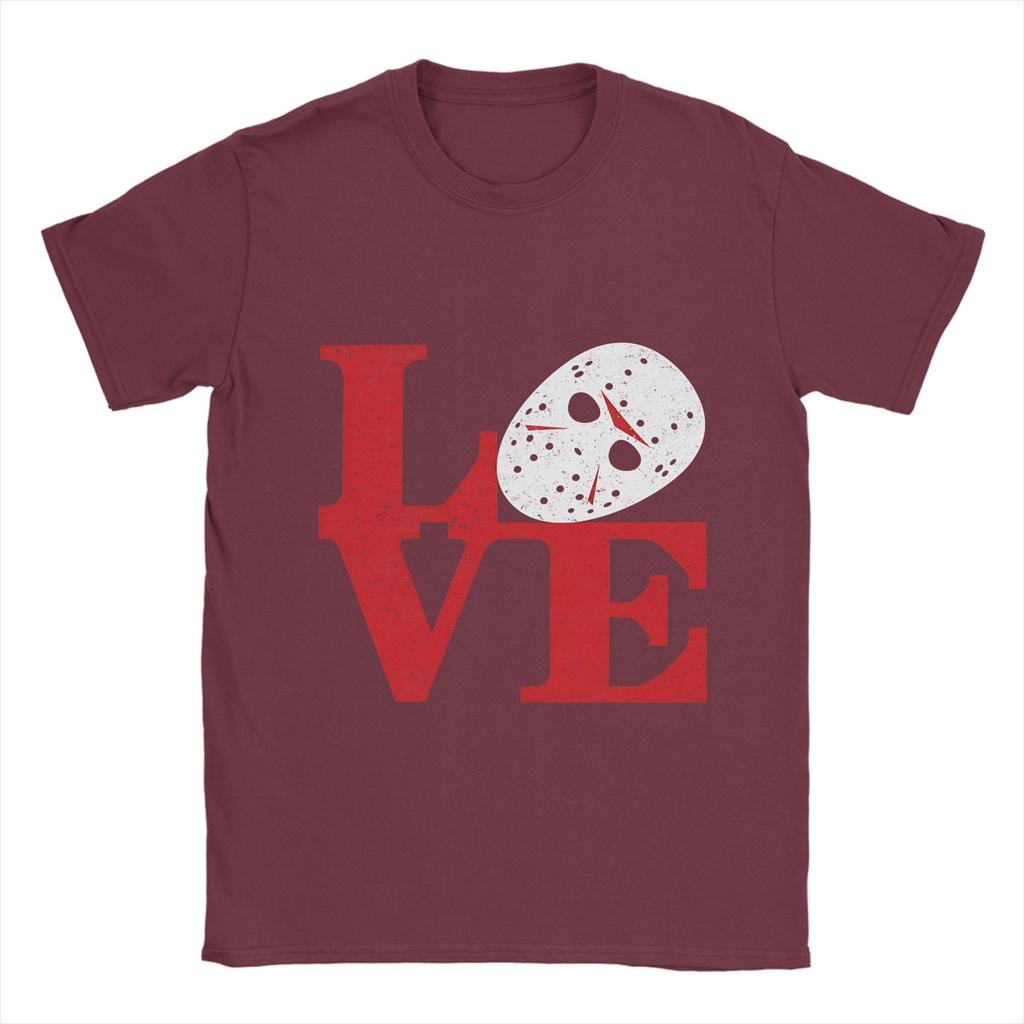 Fridays The 13ths Men's T Shirts  Vintage Tee Shirt Short Sleeve Round Collar T-Shirt Cotton Unique Clothes