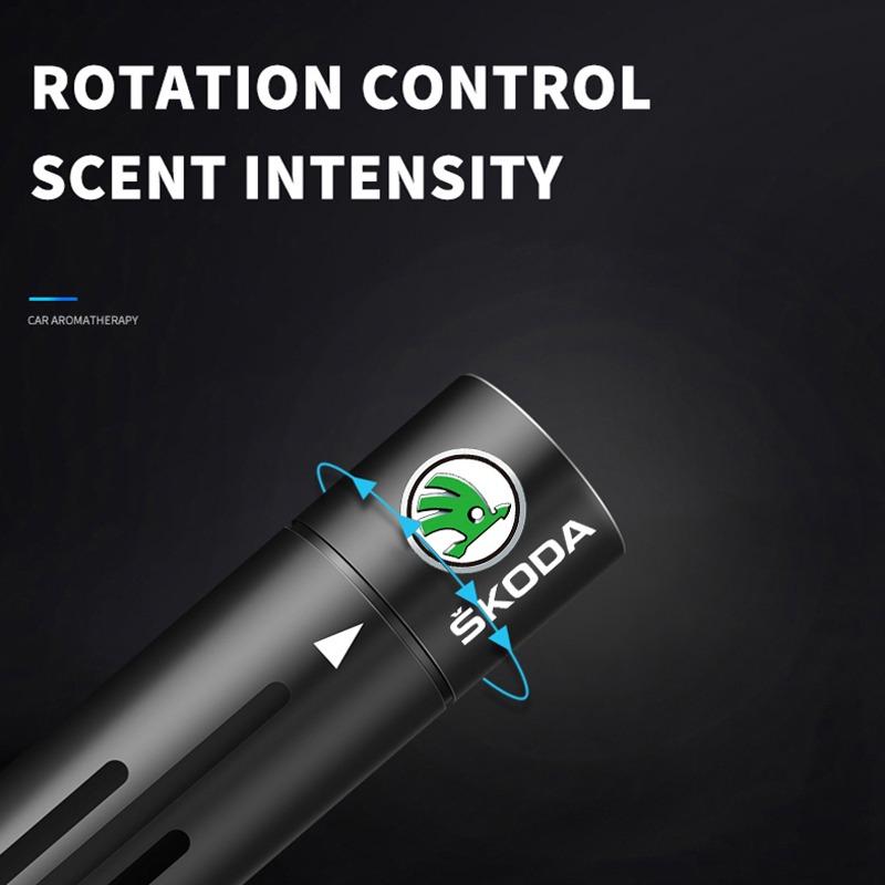 Auto Interior Car Air Freshener Outlet Air Vent Perfume Diffuser For Skoda Octavia Superb Rapid Kodiaq Karoq Fabia Kamiq Roomster Citigo