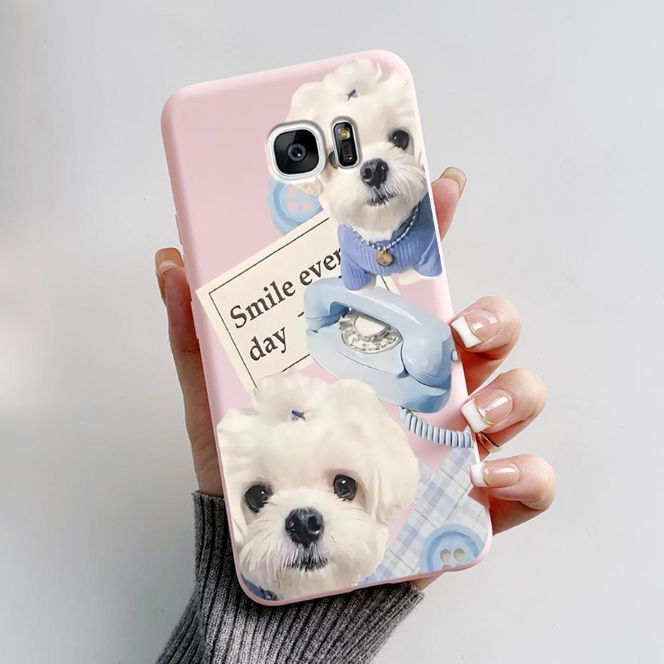 Per Samsung S7 Edge Custodia Galaxy S7 Fundas Cover Morbido Silicone Protettivo Custodia per Telefono Per Samsung Galaxy S6 S6 edge Coque Bumper
