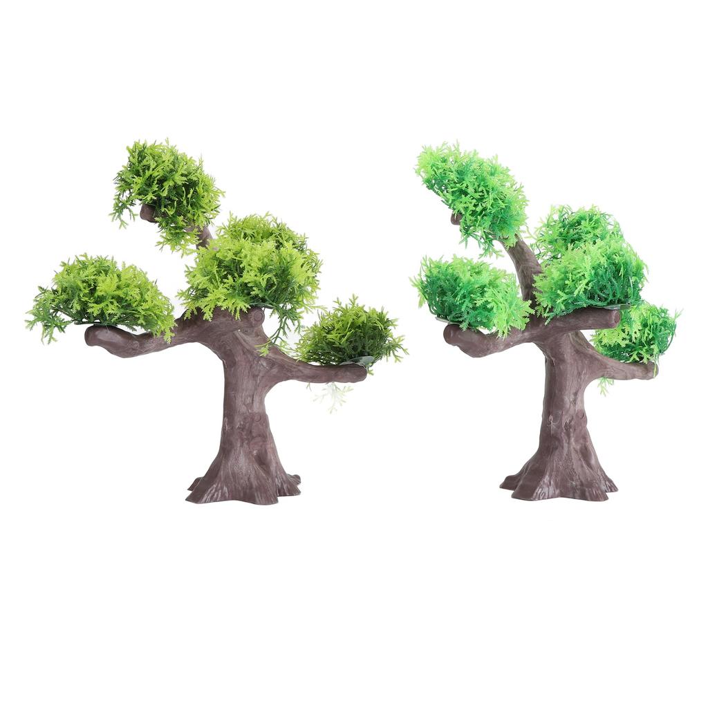 2 Pcs Aquarium Artificial Plants Lifelike Moss Aquatic Weeds Artificial Fish Tank Plants Fish Tank Decorations