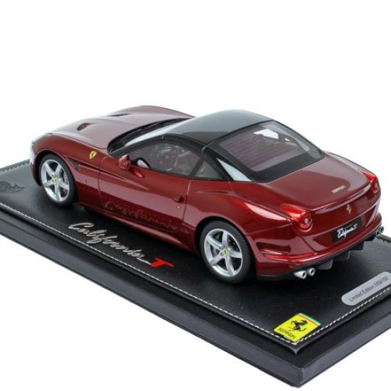 BBR MODELS Scale Ferrari California T Geneva Motor Show 2014 Rosso California 1/18 (Roof Closed)