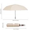 Heavy Duty Auto Folding Umbrella Windproof Reinforced Oversized for Students and Adults