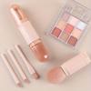 4 In 1 Mini Cute Makeup Brush Travel Makeup Brushes Set Professional Foundation Blending Powder Eye Shadow Brush