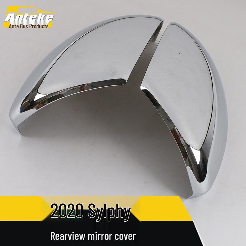 2020 Sylphy Rearview Mirror Reflective Trim: Exterior Car Accessory Sticker Cover
