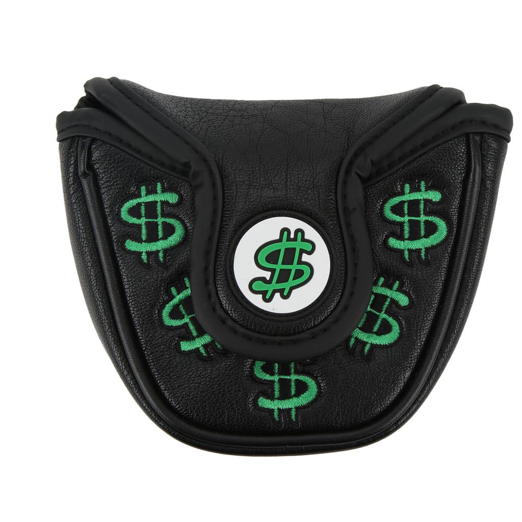 Golf Putter Head Covers PU Leather Waterproof Sunscreen Putter Headcover Golf Club Protector with