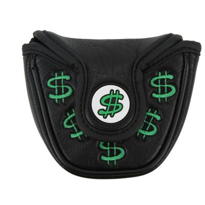 Golf Putter Head Covers PU Leather Waterproof Sunscreen Putter Headcover Golf Club Protector with