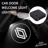 2PC New LED Car Door Welcome Light Projector HD Shadow Light For Renault RS Megane 2 3 4 Twingo Clio Talisman Captur Kwid Scenic DD7