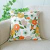 45x45cm Towel Embroidery Flowers Throw Pillowcase Cojines Simple Sofa Bed Cotton Cushion Cover Headboard Pillowcases Decor Home