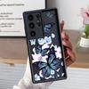 INS Retro Butterfly Phone Cover Case for Samsung Galaxy S24 Plus S20FE S22 S25 Edge S23 FE S24Ultra S25 Ultra S21