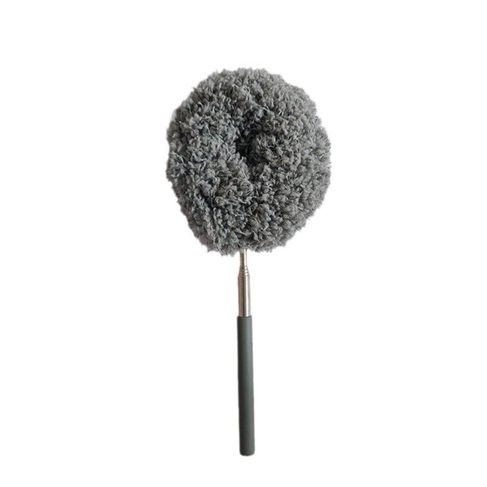 

Reusable Extendable Feather Duster Rings Shape Cleaner Brush Effortless Cleaning Grey-S