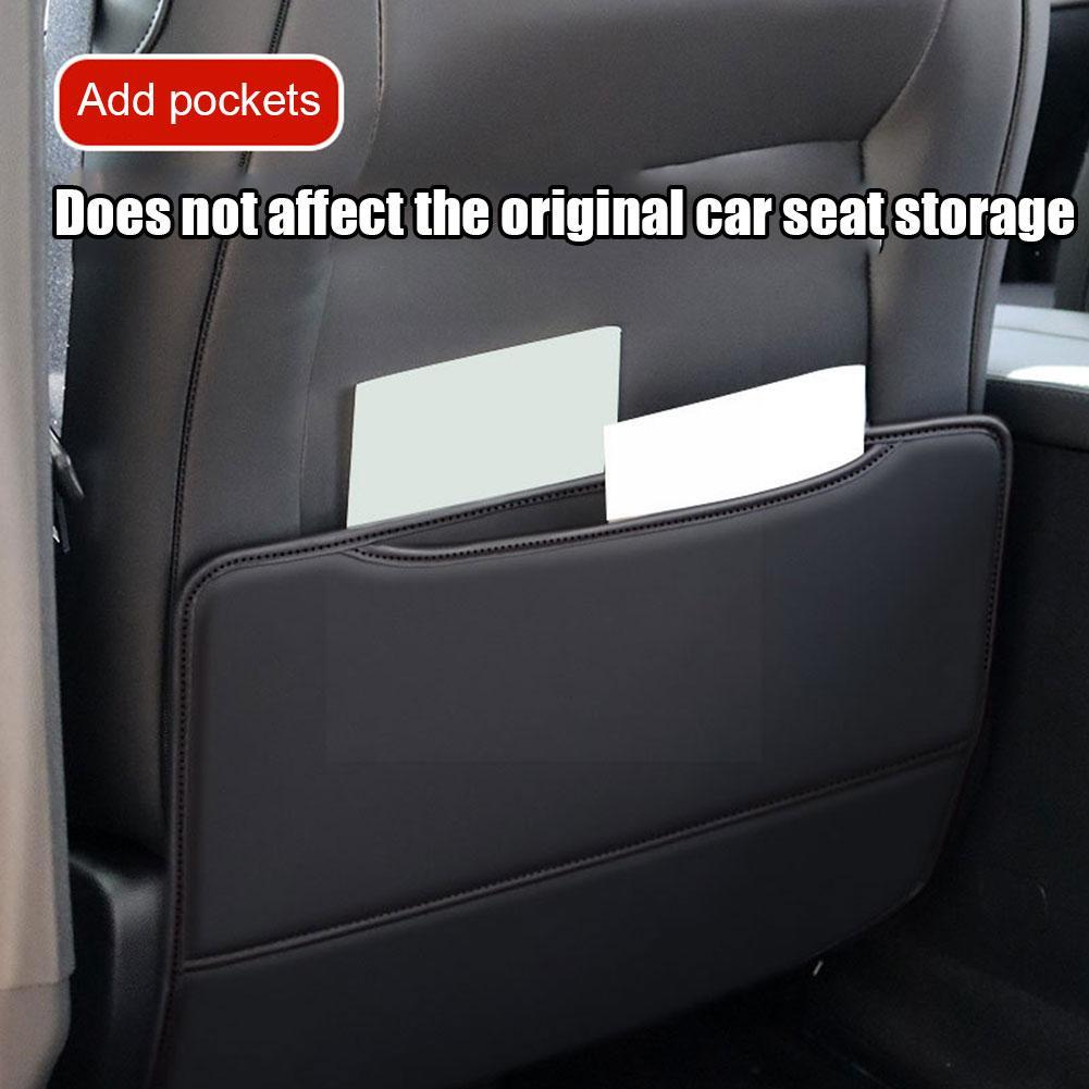 PU Leather Anti-Child-Kick Pad Car Back Seat Protector Seat Mud Car Pad Universal Anti Protection Auto Dirt Product with St Z3J4